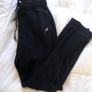ASICS BLACK JOGGERS